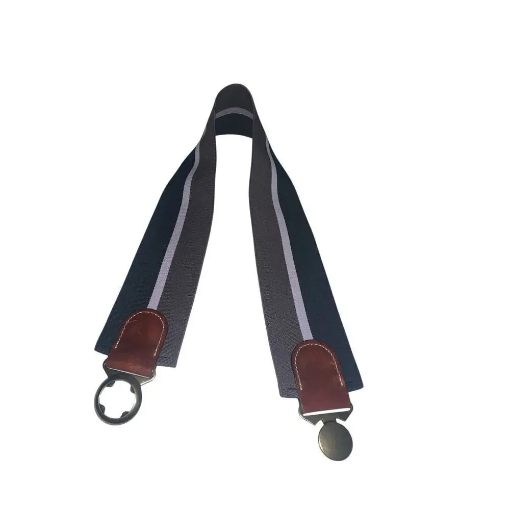 Elastic Belt- Genuine Leather Clasps, MADE IN USA, size XS/S